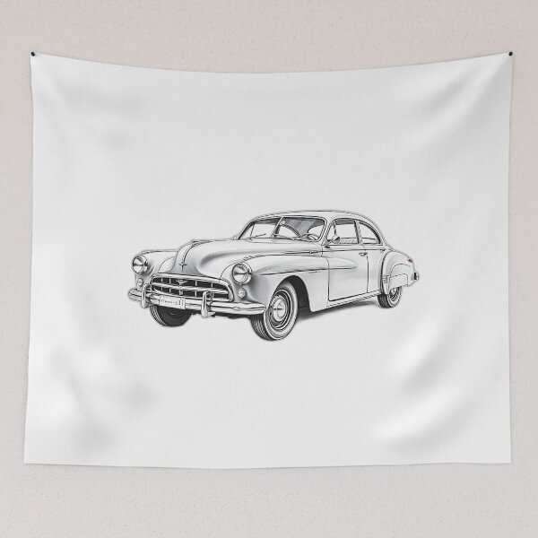 Item preview, Vintage Car Charcoal Sketch designed and sold by sharon1210.
