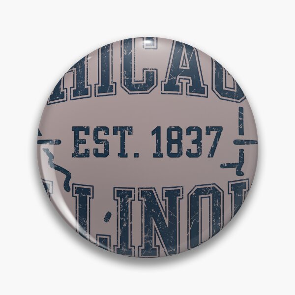 Item preview, Chicago Illinois Vintage Retro Typography Sports Travel designed and sold by OliviaHayesArt.