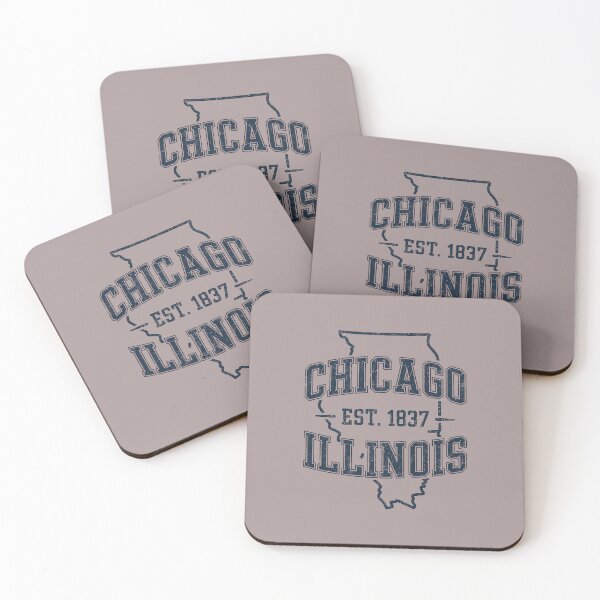 Item preview, Chicago Illinois Vintage Retro Typography Sports Travel designed and sold by OliviaHayesArt.
