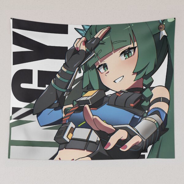 Item preview, Qingyi Zenless Zone Zero Anime Girl Cyberpunk Warrior designed and sold by reinazenka.