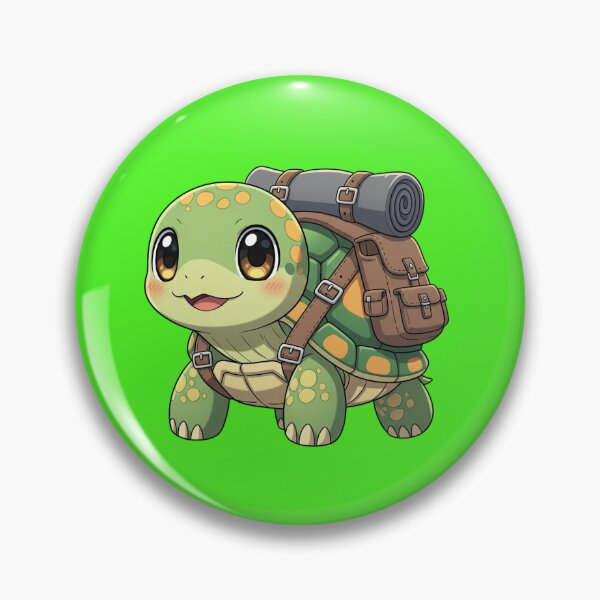 Artikelvorschau, Tiny Tortoise Traveler: Eine entzückende Schildkröte mit Rucksack auf einem großen Abenteuer entworfen und verkauft von bvdesignart.