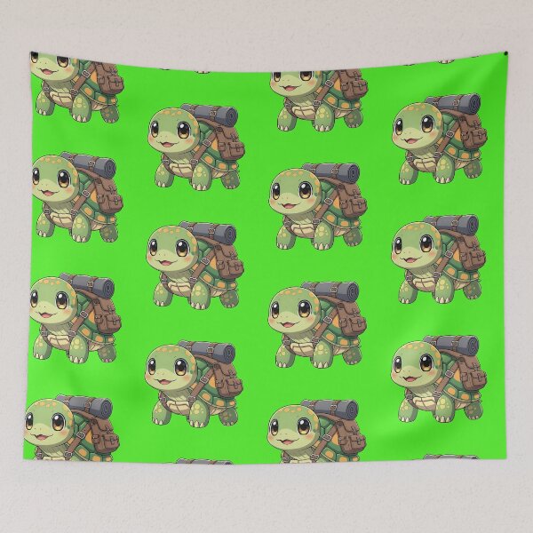 Item preview, Tiny Tortoise Traveler: An Adorable Tortoise with a Backpack on a Big Adventure designed and sold by bvdesignart.