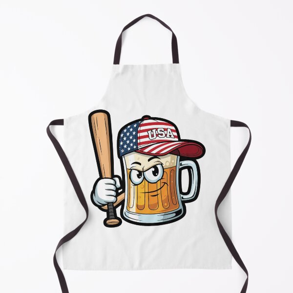 Item preview, Beer Mug Character Ready for Baseball - Summer Sports Vector designed and sold by NayemArts.