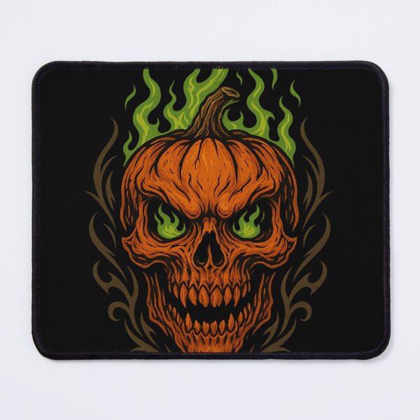 Item preview, Pumpkin Skull Halloween Design | Tribal Jack O Lantern Skull | Scary Horror Pumpkin (EN/FR) designed and sold by DjokosDisigns.