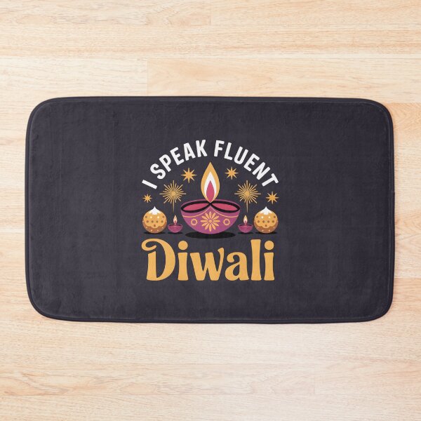 Item preview, I Speak Fluent Diwali – Fun Festival of Lights Design designed and sold by Jollys-ArtShop.