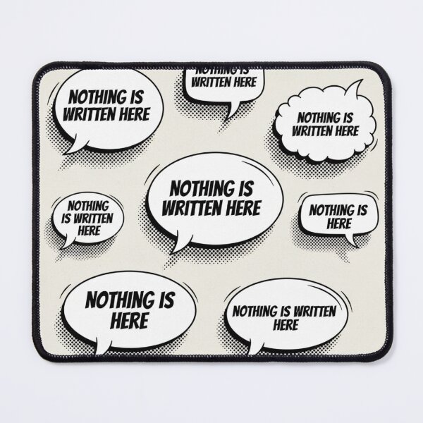 Item preview, Nothing is written here designed and sold by Lichtwellenart.