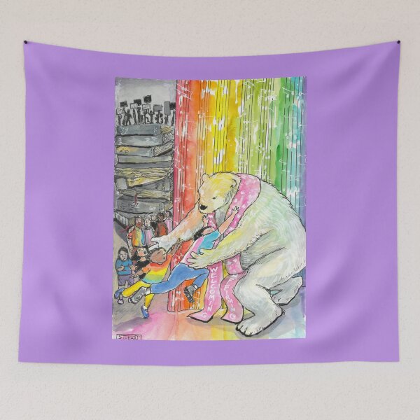 Item preview, In His Mighty Arms He Bears Them designed and sold by Bearnabas.