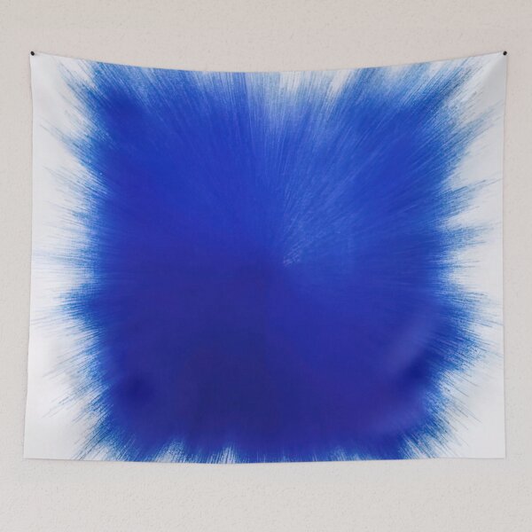 Item preview, Vibrant Blue Abstract Burst designed and sold by UrbanBloomArt.