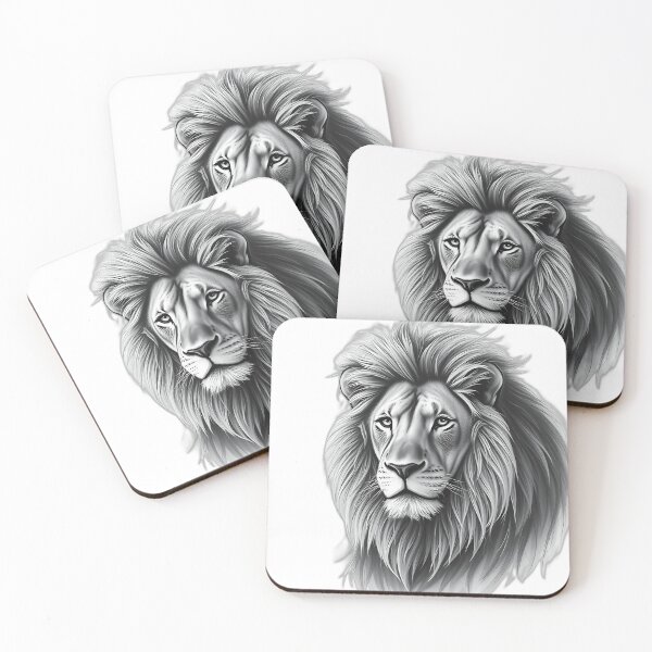 Item preview, Charcoal Sketch of a Lion designed and sold by sharon1210.
