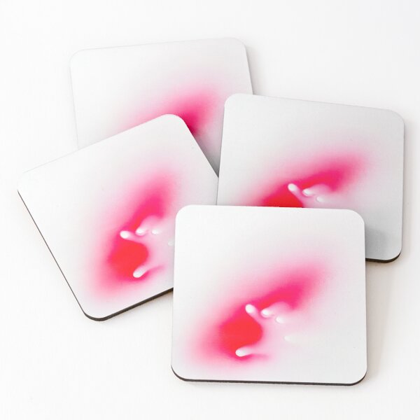 Item preview, Abstract Hand Press Against Pink Glow designed and sold by UrbanBloomArt.