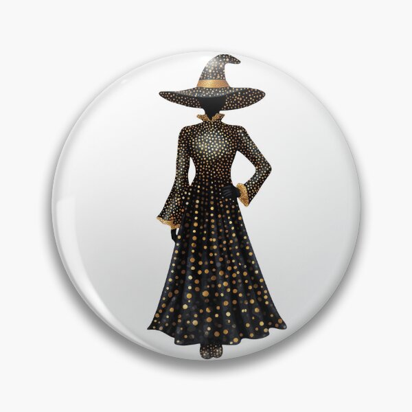 Item preview, Glamorous Halloween witch outfit artwork designed and sold by olenapetol.