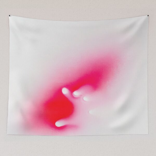 Item preview, Abstract Hand Press Against Pink Glow designed and sold by UrbanBloomArt.