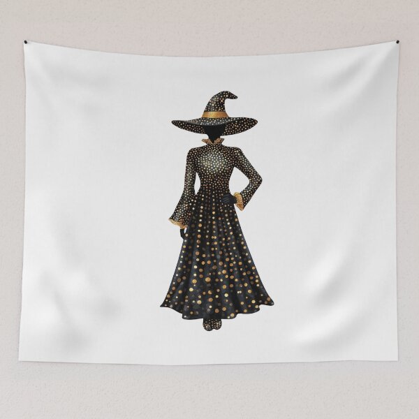 Item preview, Glamorous Halloween witch outfit artwork designed and sold by olenapetol.