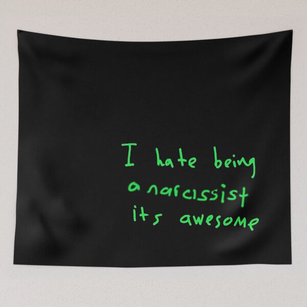 Item preview, i hate being a narcissist its awesome designed and sold by saaad-pap.
