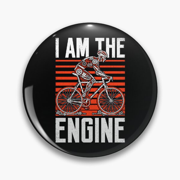 Item preview, Cycling Cyclist I Am The Engine Bicycle Parts Bicyclist designed and sold by GrandeDuc.