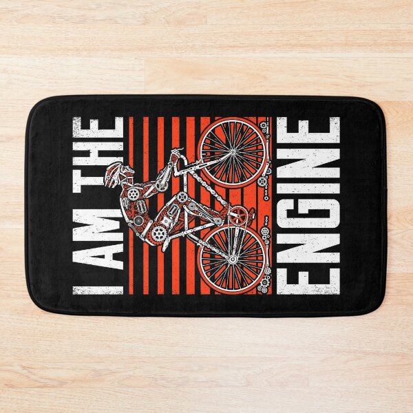 Item preview, Cycling Cyclist I Am The Engine Bicycle Parts Bicyclist designed and sold by GrandeDuc.
