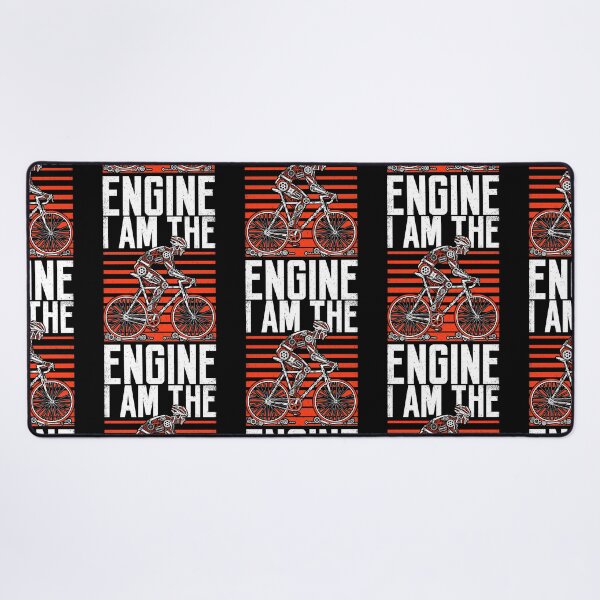 Item preview, Cycling Cyclist I Am The Engine Bicycle Parts Bicyclist designed and sold by GrandeDuc.