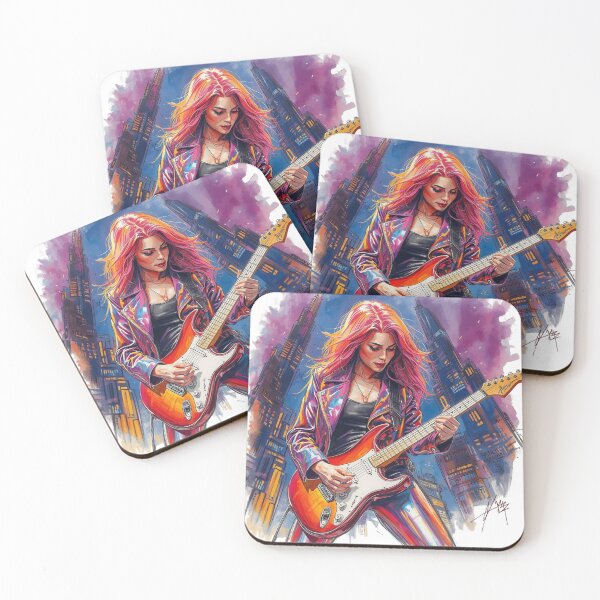 Item preview, A vibrant and expressive color pencil sketch captures a woman with fiery  designed and sold by NoiseWear.