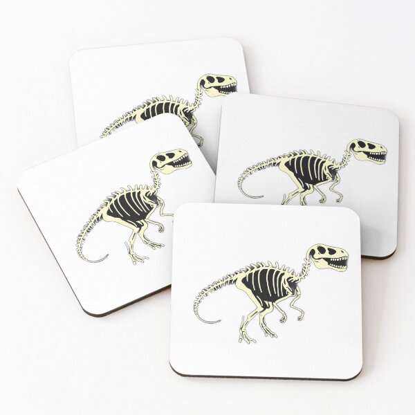 Item preview, Glow-in-the-Dark Cartoon Dinosaur Skeleton designed and sold by sharon1210.
