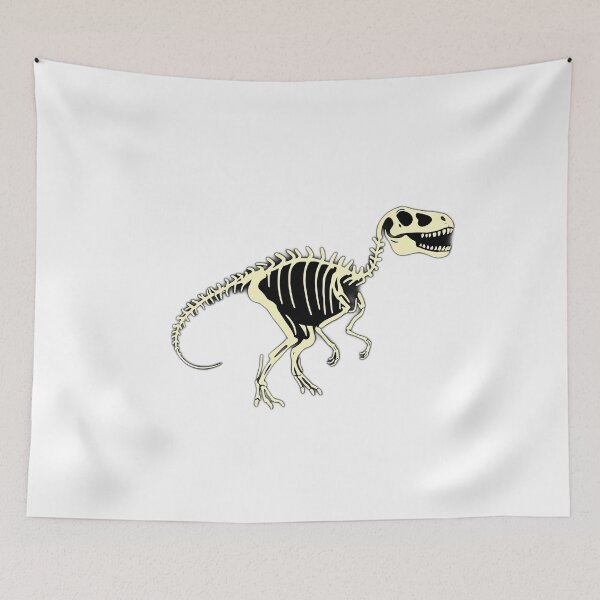 Item preview, Glow-in-the-Dark Cartoon Dinosaur Skeleton designed and sold by sharon1210.