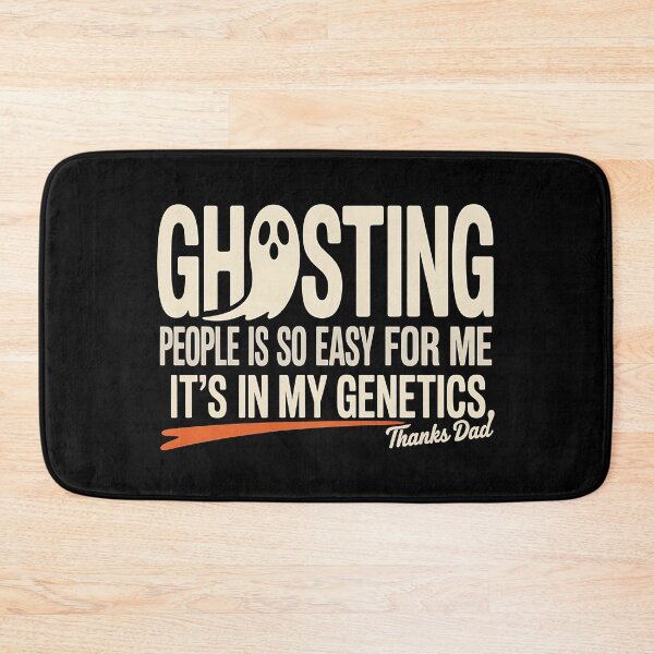 Item preview, Ghosting People is so Easy for me It's in My Genetics - Funny Halloween Gift for Sarcasm and Dark Humor Fans. designed and sold by ZyziowskyArt.