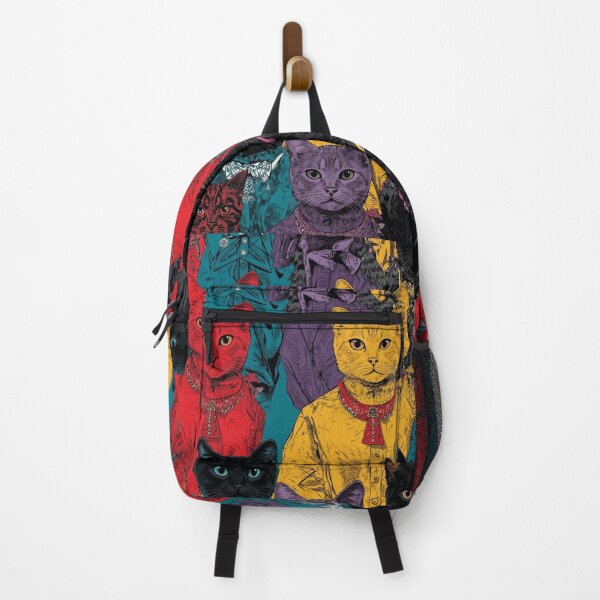 Item preview, Fashion Cats – Colorful Stylish Feline Pop Art designed and sold by Jocamedahub.