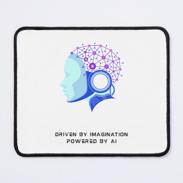 Item preview, Futuristic AI Head T-Shirt – Powered by AI, Cosmic Stars Tee designed and sold by Kaehaniz.