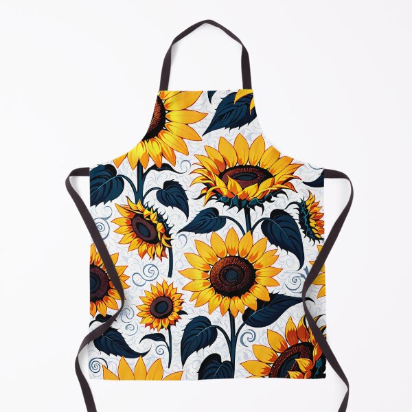 Item preview, Decorative sunflower design with bold dark leaves. designed and sold by MissYouONLY.