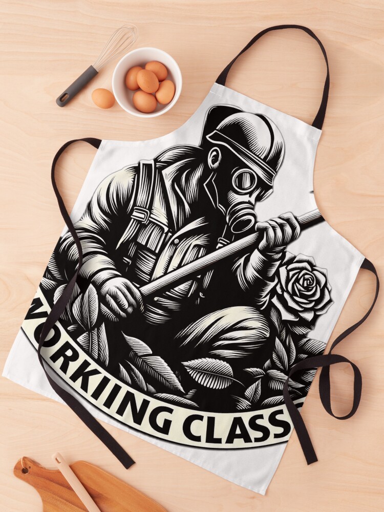 Thumbnail 1 of 6, Apron, working class designed and sold by NCNGDESIGN.