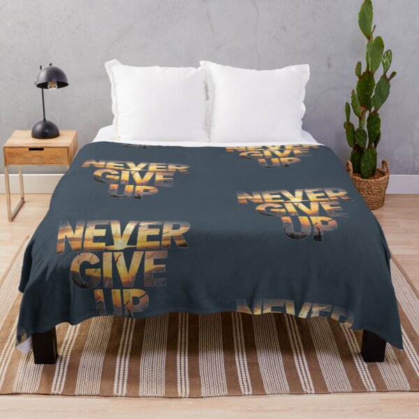 Item preview, Never Give Up Cracked Sunset Text Design designed and sold by AUA-Diamond7.