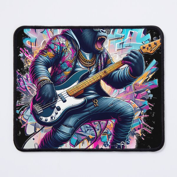 Item preview, Gorilla Bassist designed and sold by CarmenGrijalva.