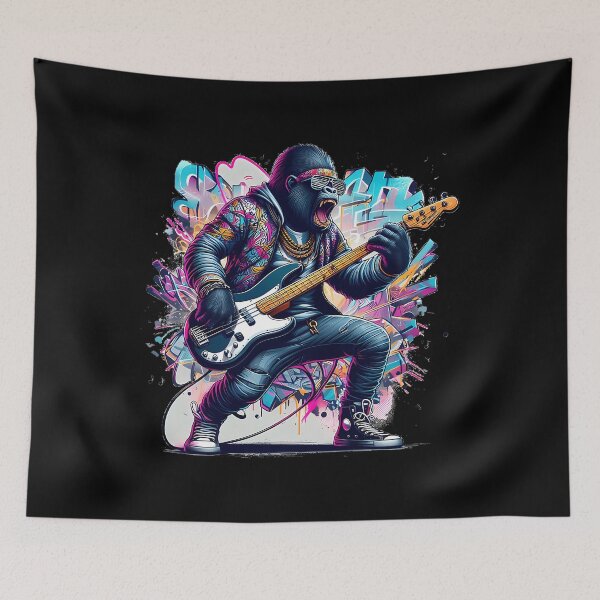 Item preview, Gorilla Bassist designed and sold by CarmenGrijalva.