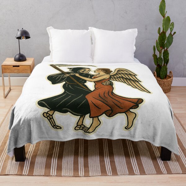 Item preview, Reaper and Angel Dancing Sailor Jerry Style designed and sold by Ali Kiwan Photo and Desgin .