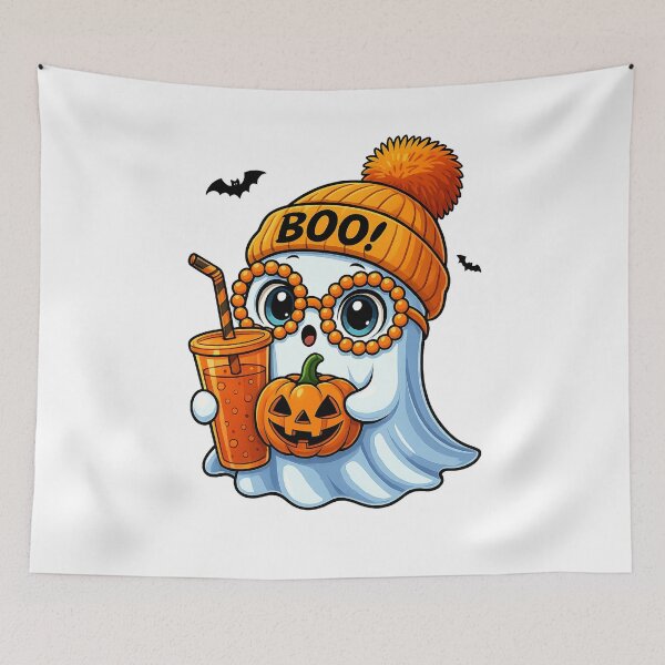 Item preview, Cute Boujee Ghost | Funny Aesthetic Halloween Spooky Season Design designed and sold by FTSstyles.
