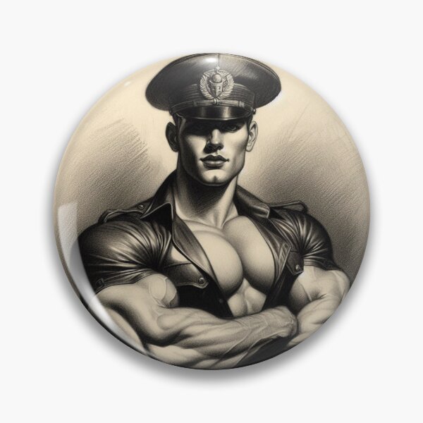 Item preview, Gay Pride 1940's Leather Military Pride Berlin Leder Pride Graphic Design designed and sold by ItsAKinkThing.