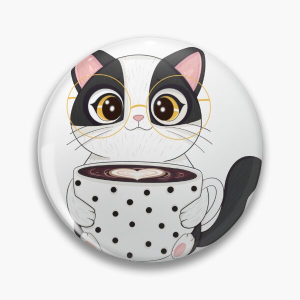 Item preview, Meow-ning Coffee: Cozy Cat & Coffee designed and sold by Iqrapixels.