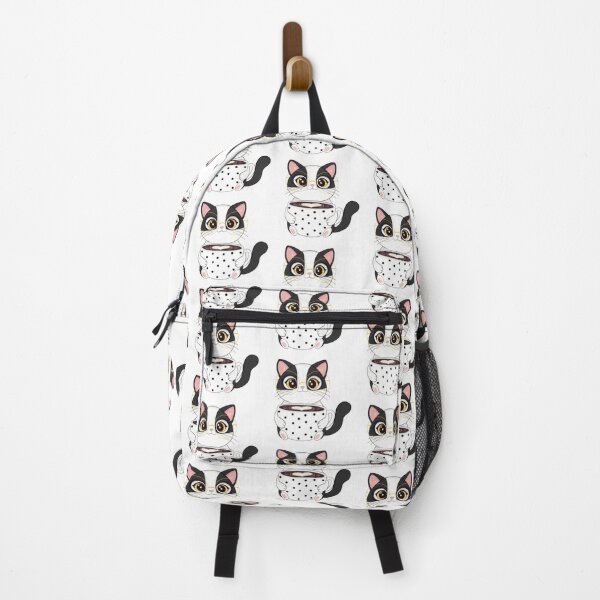 Item preview, Meow-ning Coffee: Cozy Cat & Coffee designed and sold by Iqrapixels.