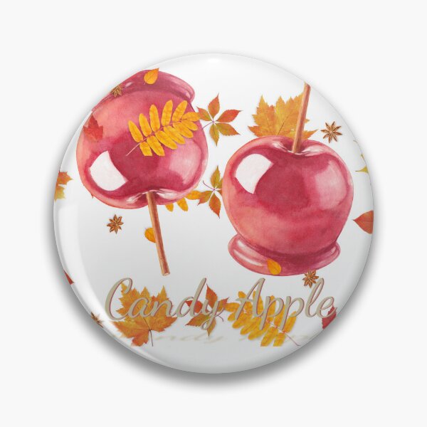 Item preview, Candy Apple Season – Cozy Fall Sticker designed and sold by creativesurface.