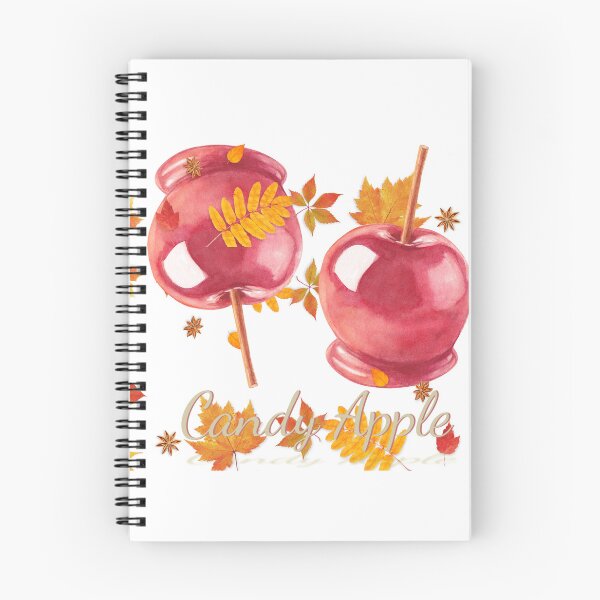 Item preview, Candy Apple Season – Cozy Fall Sticker designed and sold by creativesurface.