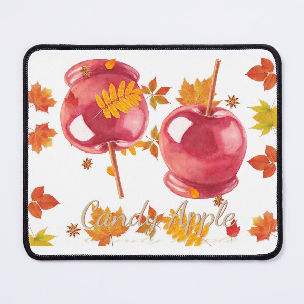 Item preview, Candy Apple Season – Cozy Fall Sticker designed and sold by creativesurface.