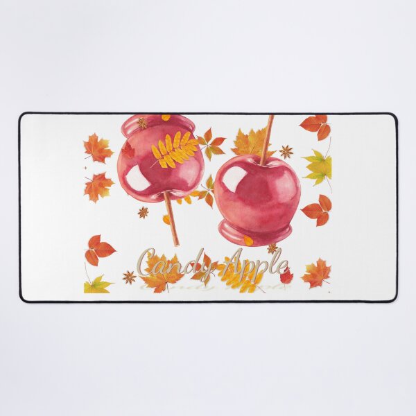 Item preview, Candy Apple Season – Cozy Fall Sticker designed and sold by creativesurface.