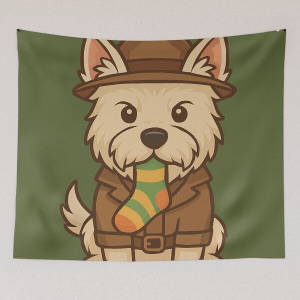 Item preview, Lost Sock Hunter – Cute Westie Dog Adventure designed and sold by Spelldream Essence.