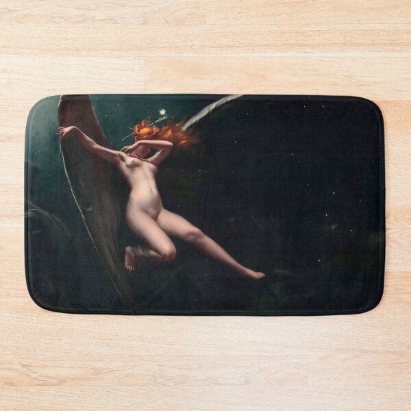 Item preview, Fairy Under a Starry Sky by Luis Ricardo Falero – Ethereal Night Fantasy Art designed and sold by PureVintageLove.