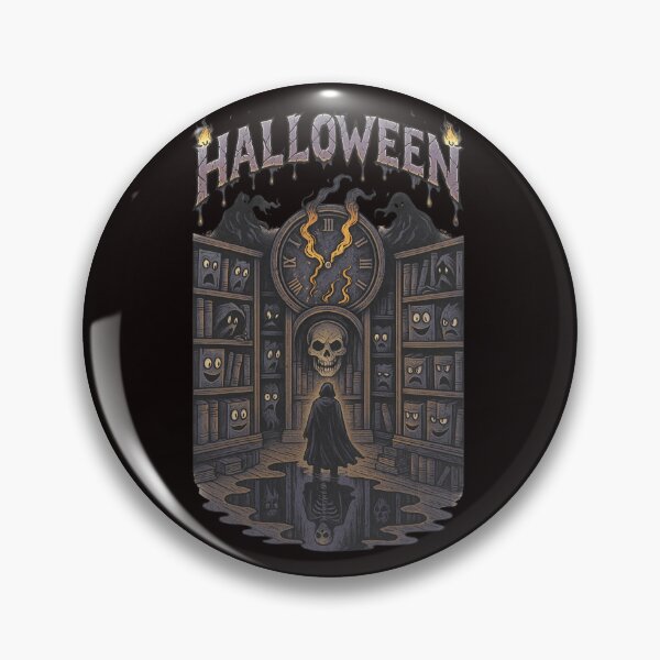 Item preview, Haunted Library of Halloween designed and sold by Tadeusz1.