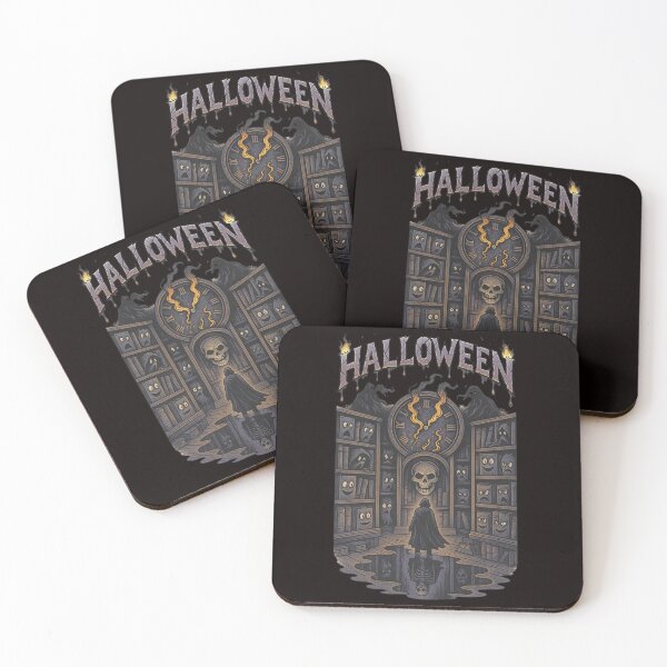 Item preview, Haunted Library of Halloween designed and sold by Tadeusz1.
