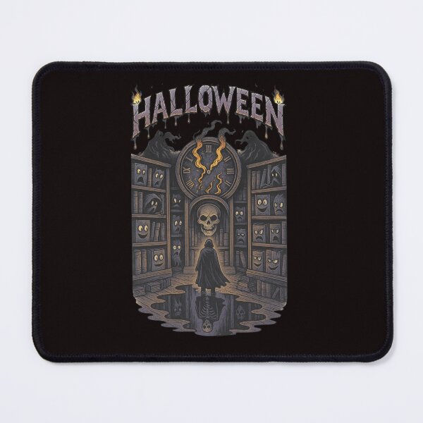 Item preview, Haunted Library of Halloween designed and sold by Tadeusz1.