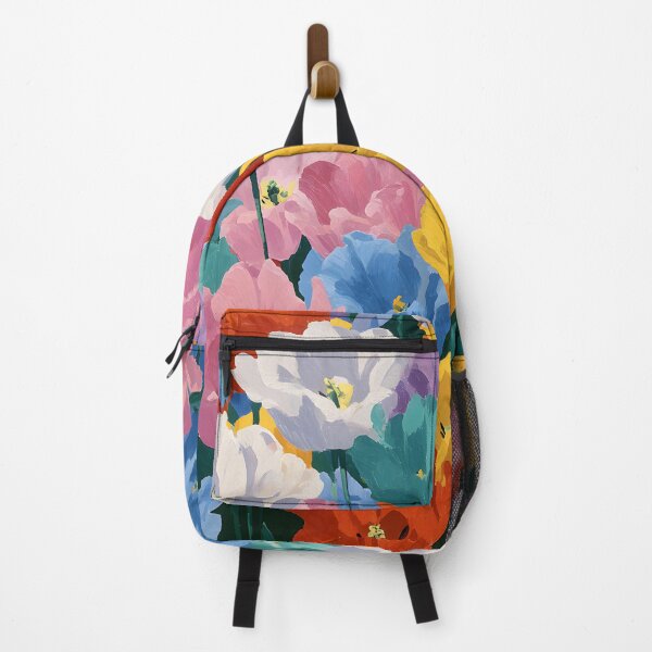 Item preview, Garden Tulips Painting Bright and Cheerful Art designed and sold by AutoPopStudio.