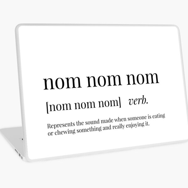 Artikel-Vorschau von Nom Nom Nom Definition, designt und verkauft von Defining Prints.