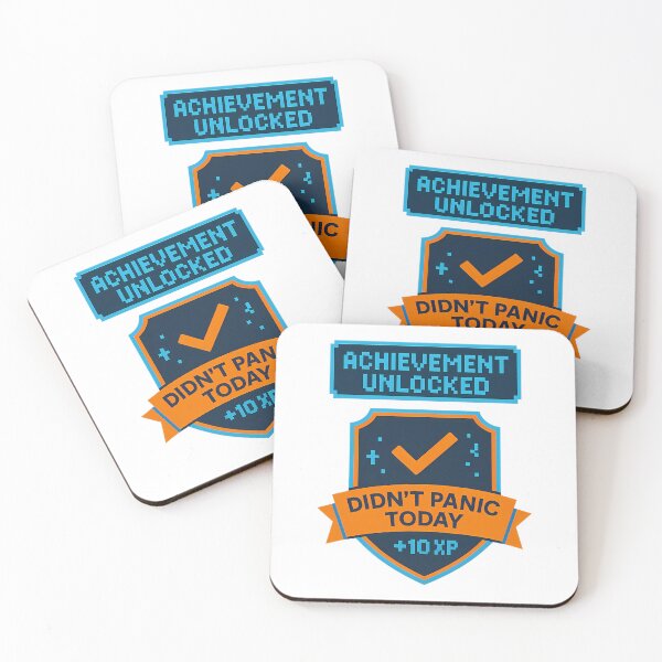 Item preview, Achievement Unlocked - Didn't Panic Today designed and sold by The Spark.