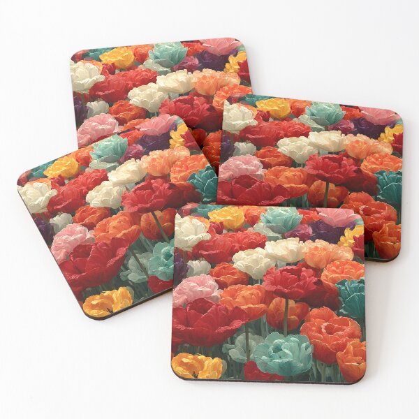 Item preview, Tulips Artwork Delicate Floral Print designed and sold by AutoPopStudio.
